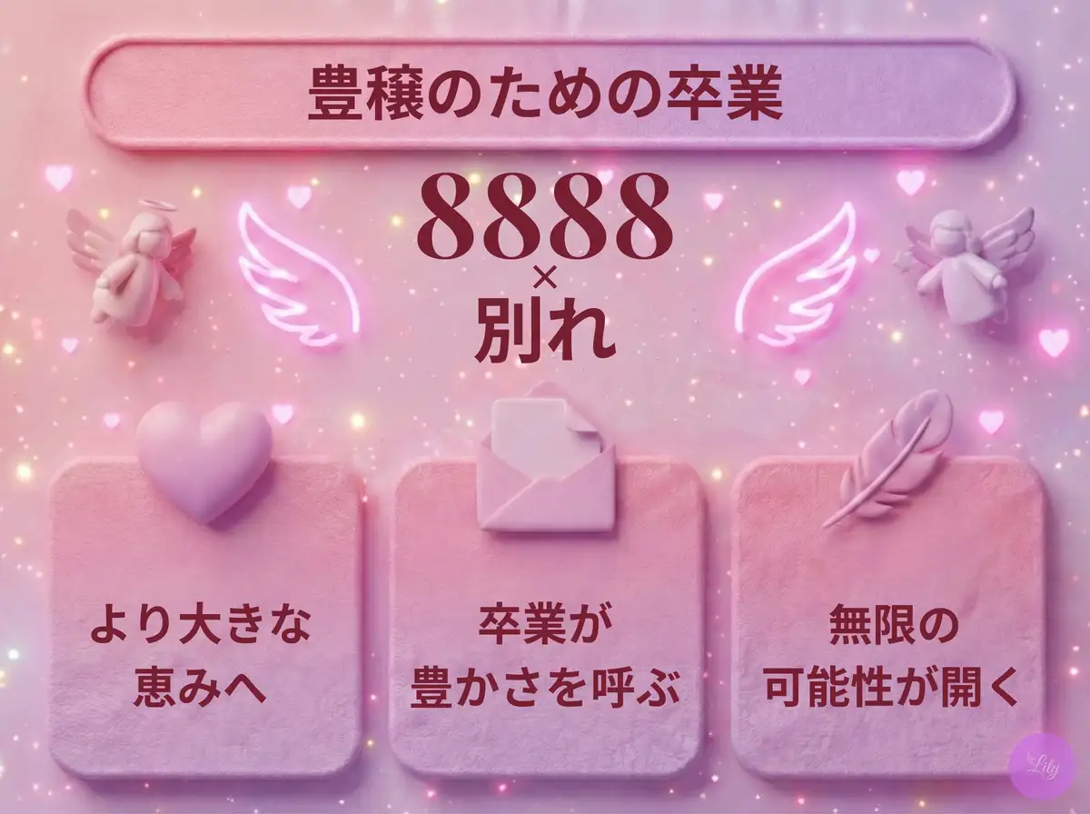 リリーのエンジェルナンバー 8888 x 別れ