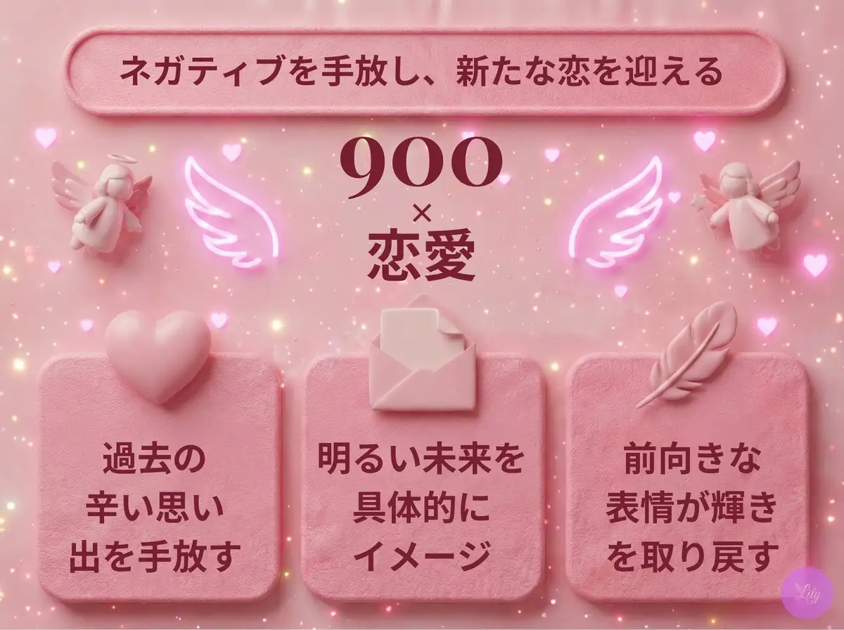 リリーのエンジェルナンバー 900 x 恋愛