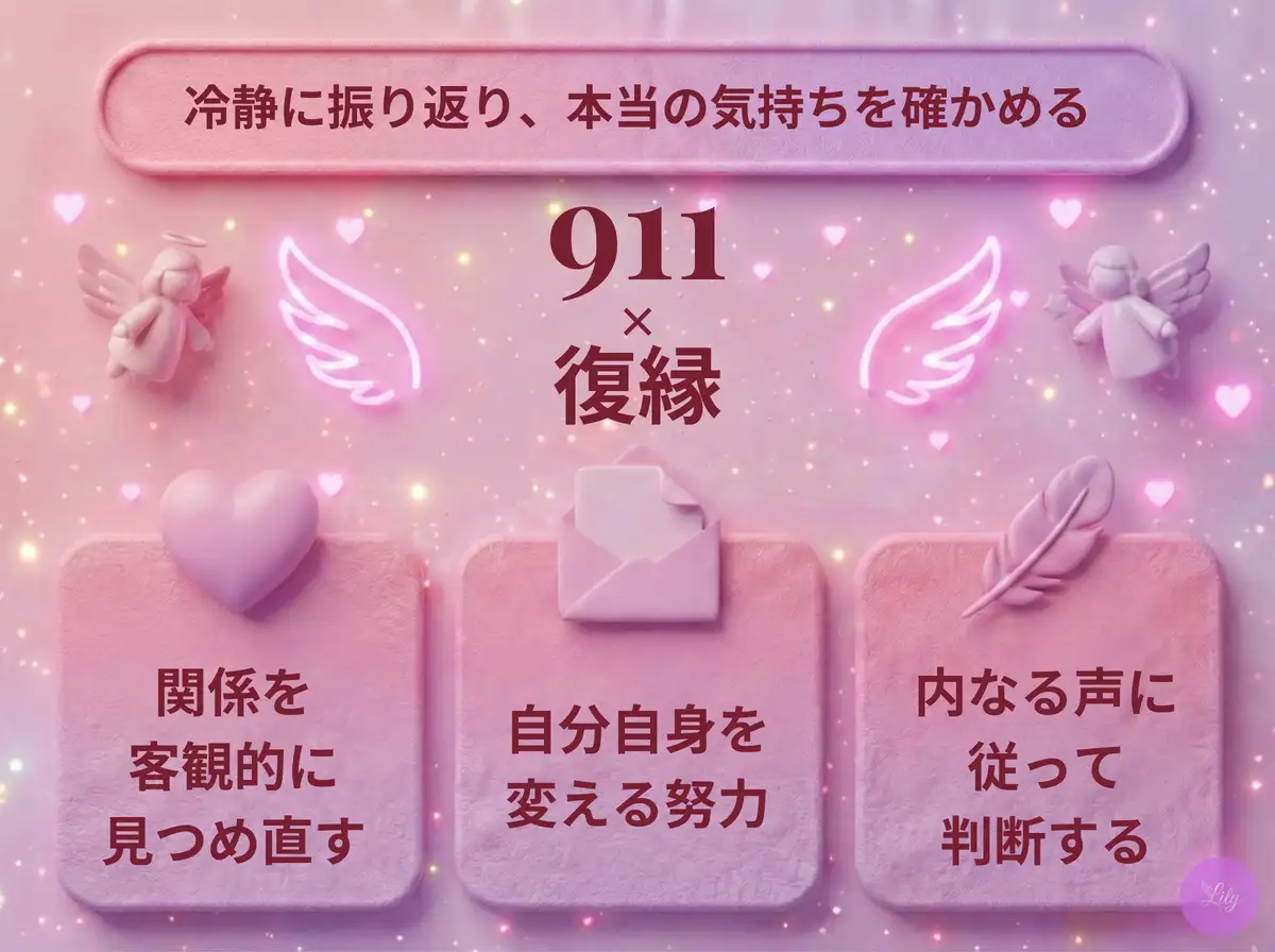 リリーのエンジェルナンバー 911 x 復縁