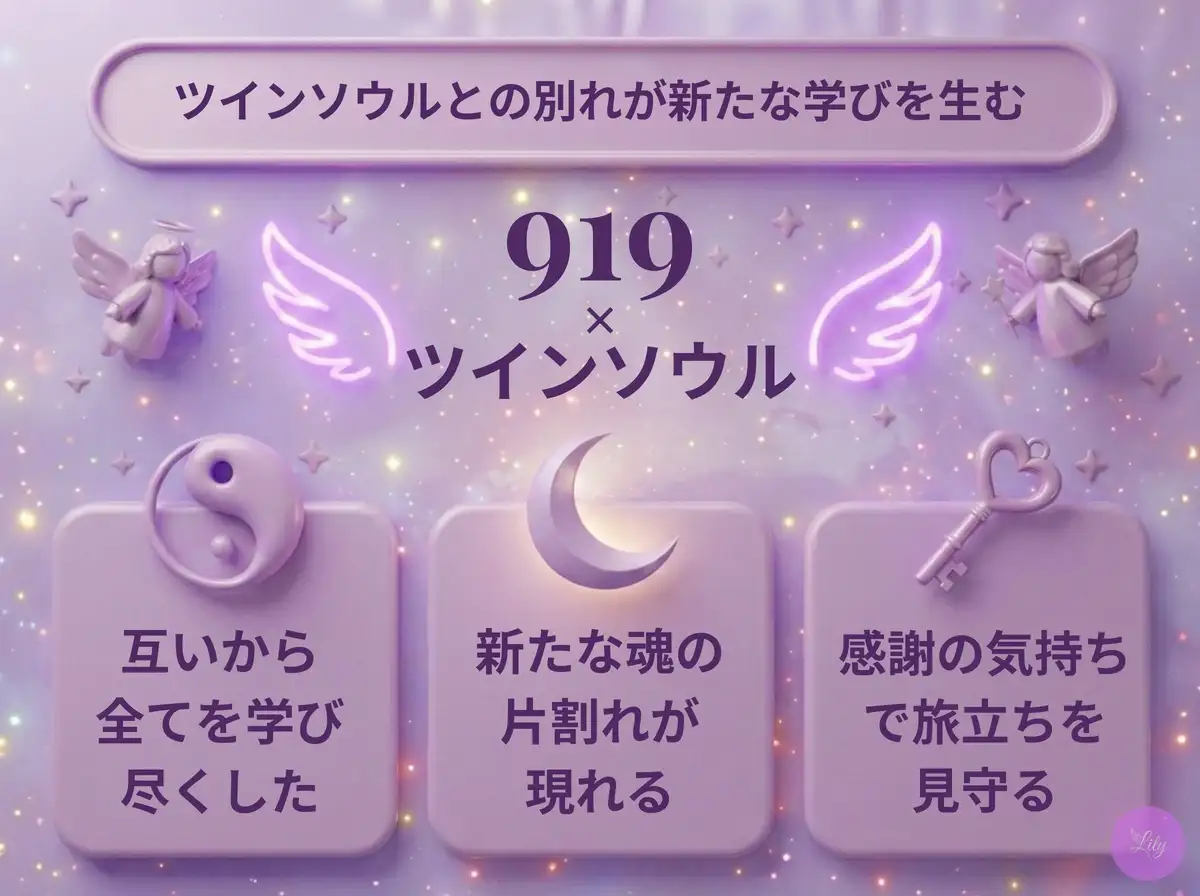 リリーのエンジェルナンバー 919 x ツインソウル