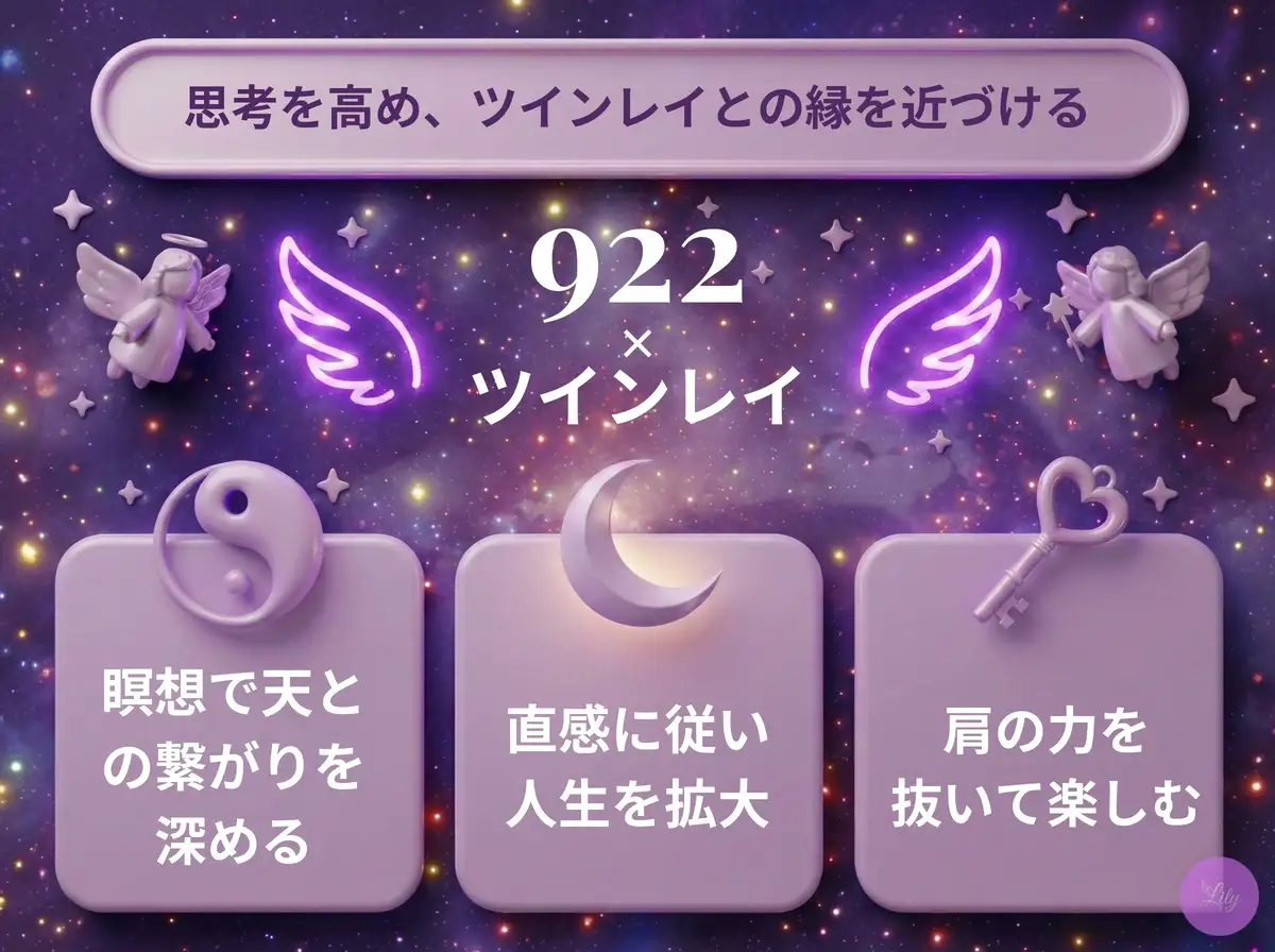 リリーのエンジェルナンバー 922 x ツインレイ