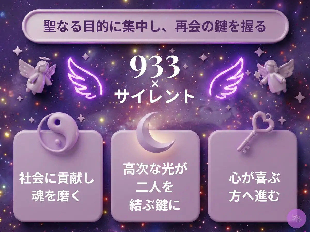リリーのエンジェルナンバー 933 x サイレント