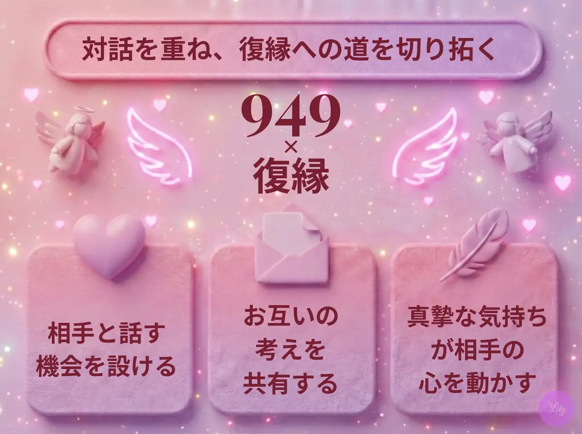 リリーのエンジェルナンバー 949 x 復縁