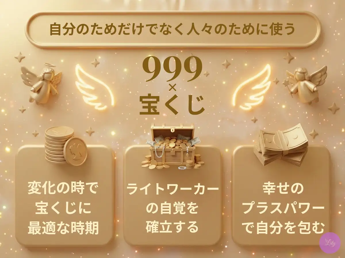 リリーのエンジェルナンバー 999 x 宝くじ