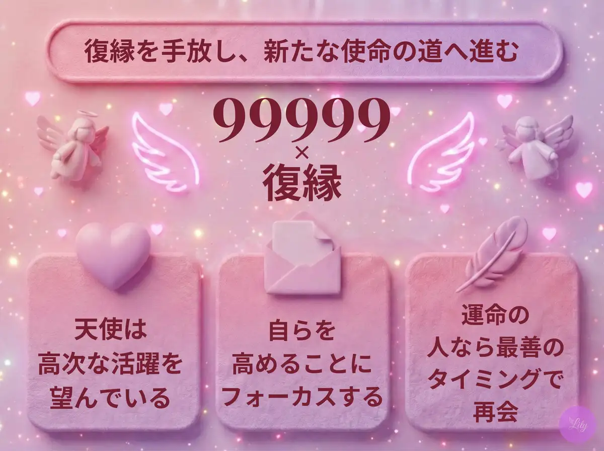 リリーのエンジェルナンバー 99999 x 復縁